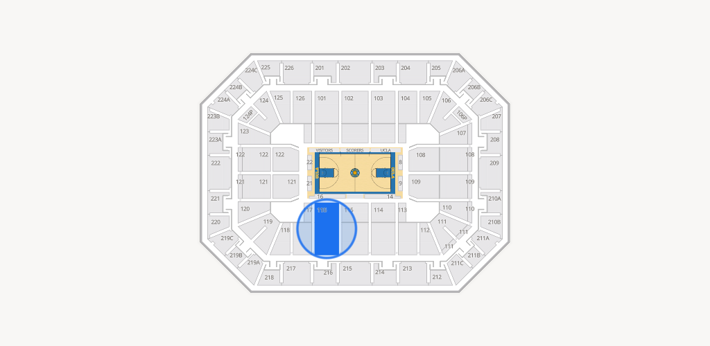 Pauley Pavilion Seating Chart