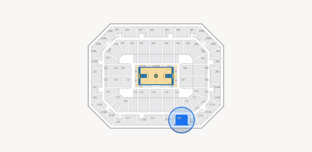 Pauley Pavilion Seating Chart
