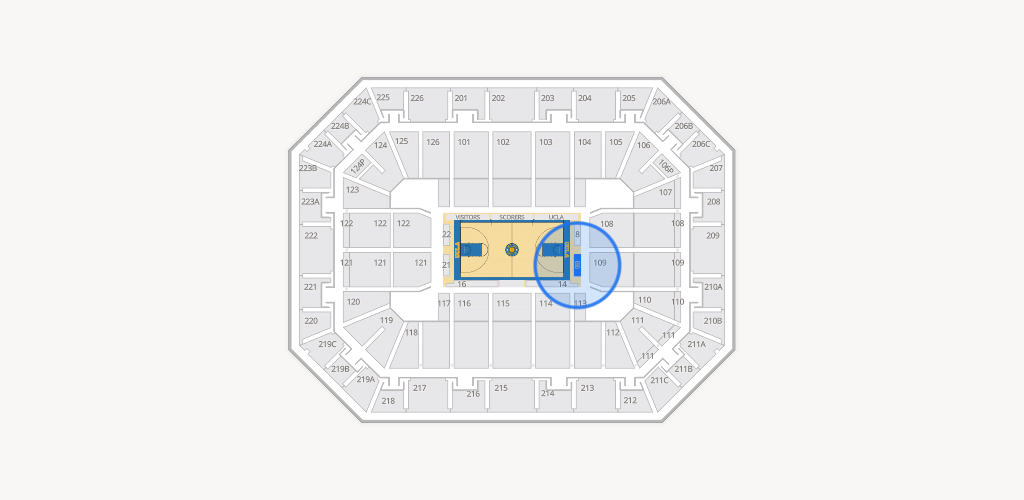 Pauley Pavilion Seating Chart