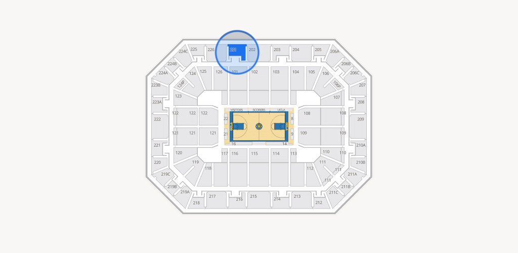 Pauley Pavilion Seating Chart