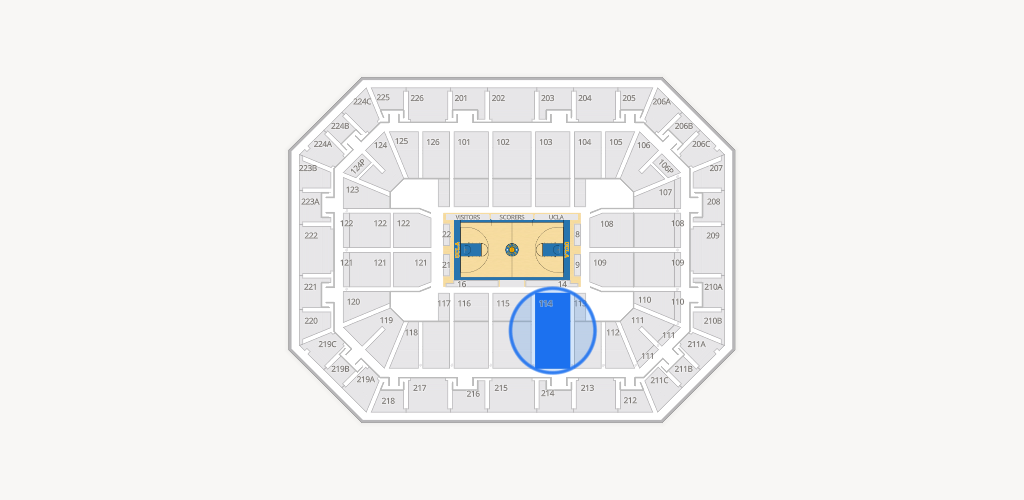 Pauley Pavilion Seating Chart