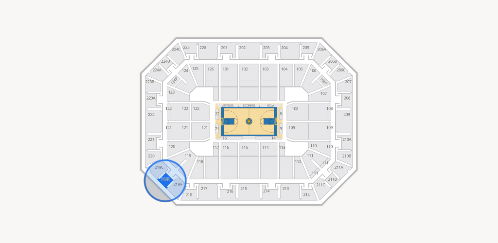 Pauley Pavilion Seating Chart