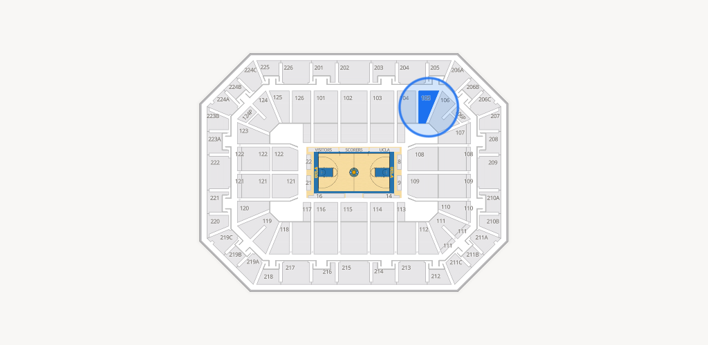 Pauley Pavilion Seating Chart