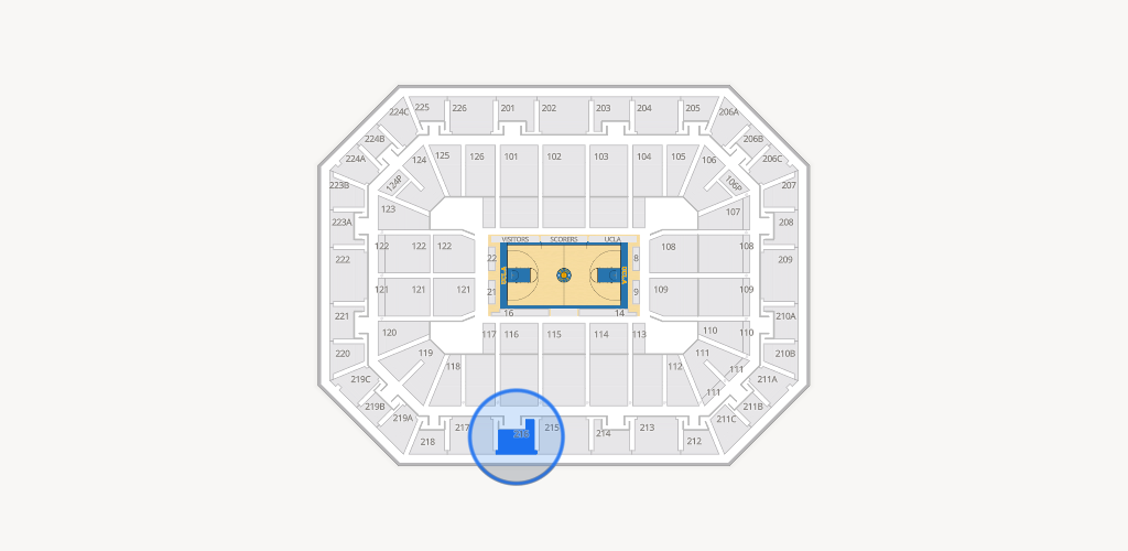 Pauley Pavilion Seating Chart