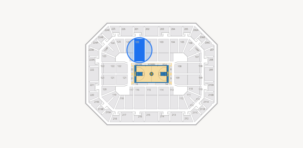 Pauley Pavilion Seating Chart
