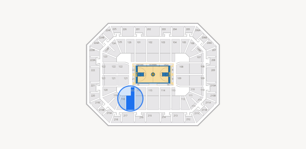 Pauley Pavilion Seating Chart