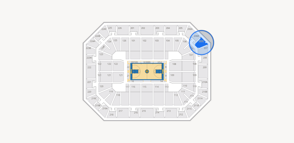 Pauley Pavilion Seating Chart
