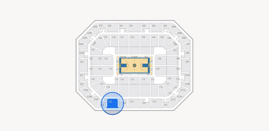 Pauley Pavilion Seating Chart