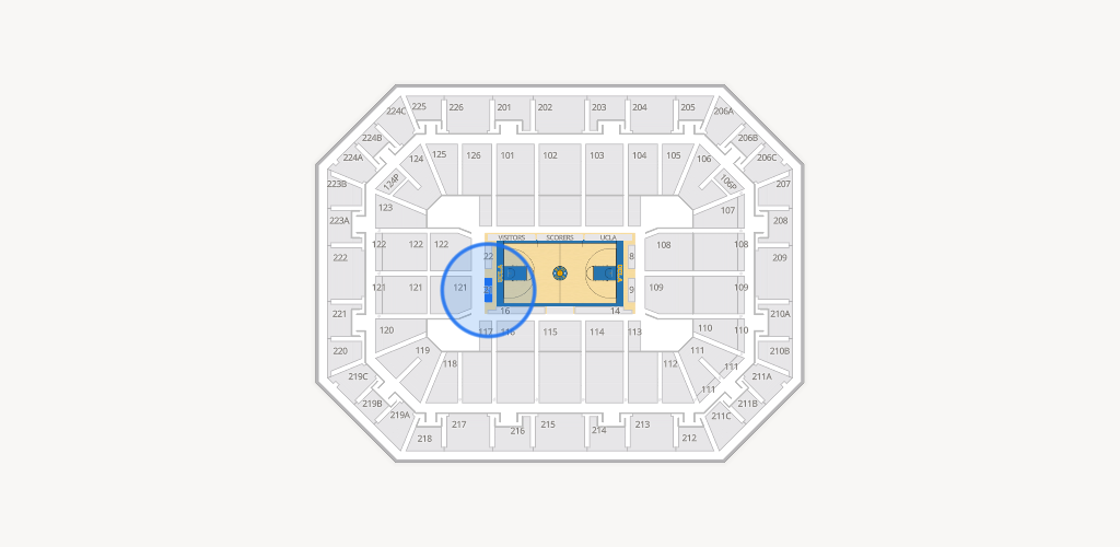 Pauley Pavilion Seating Chart