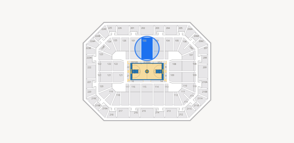 Pauley Pavilion Seating Chart