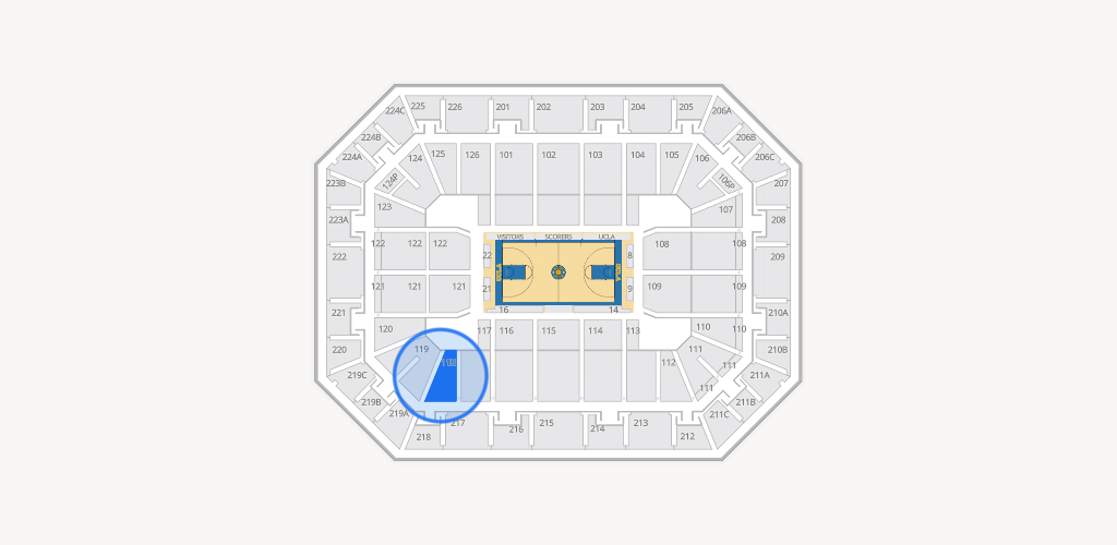 Pauley Pavilion Seating Chart
