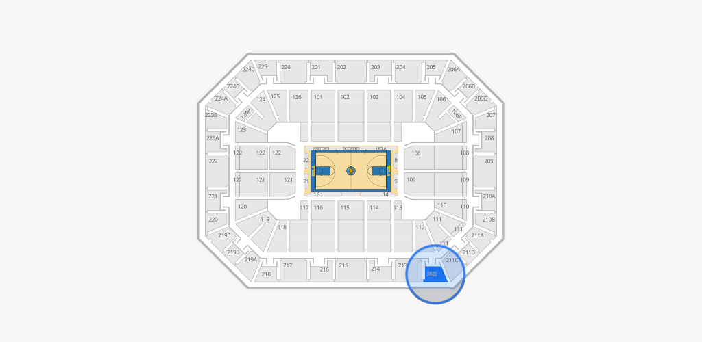 Pauley Pavilion Seating Chart