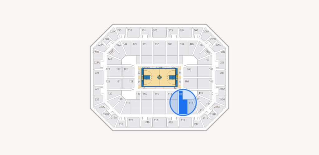 Pauley Pavilion Seating Chart