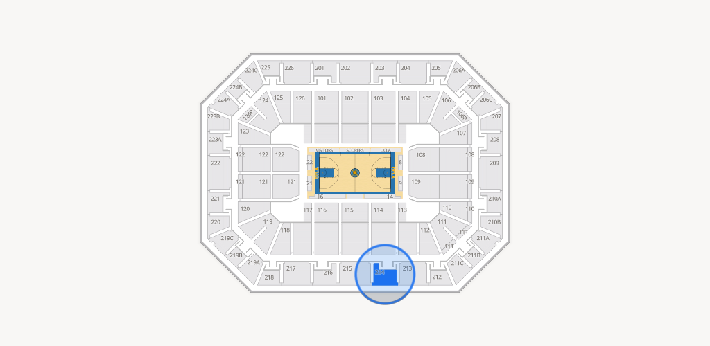 Pauley Pavilion Seating Chart