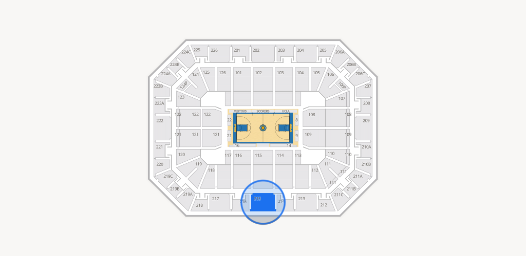 Pauley Pavilion Seating Chart