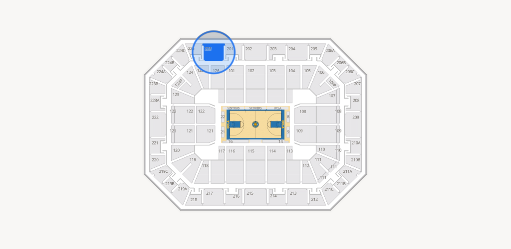 Pauley Pavilion Seating Chart