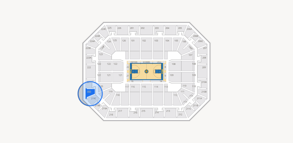 Pauley Pavilion Seating Chart