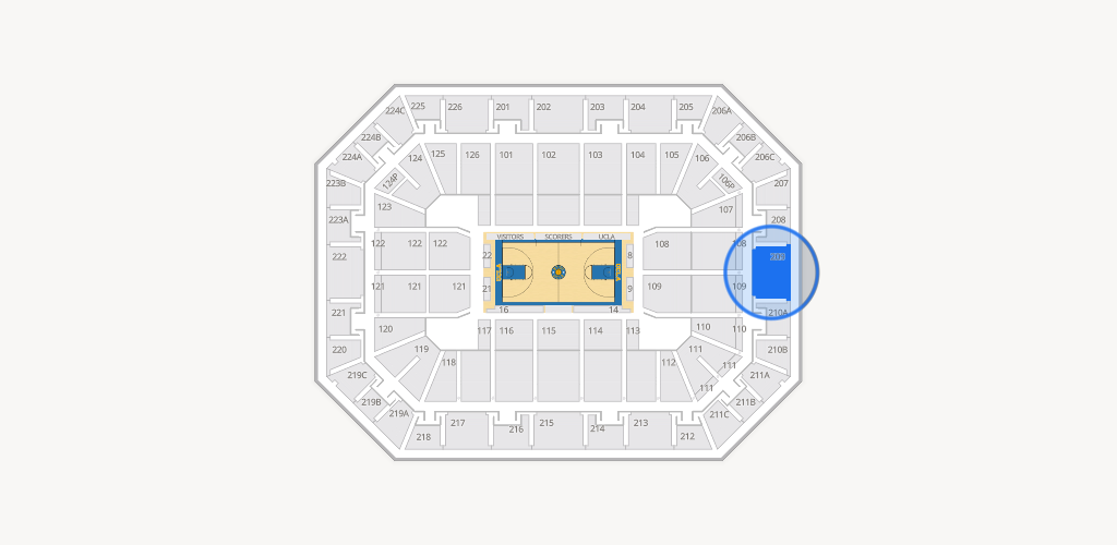 Pauley Pavilion Seating Chart