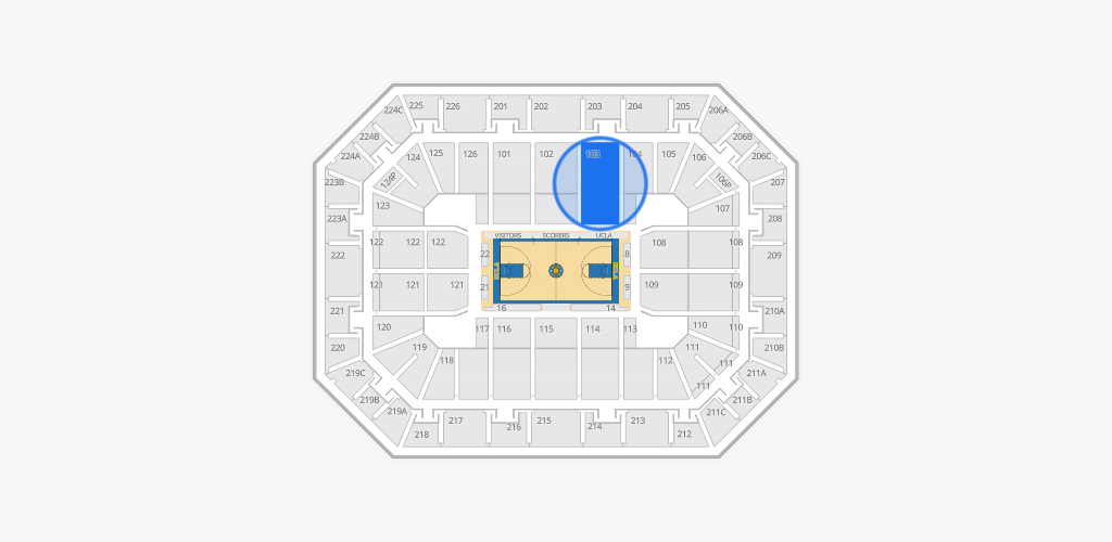 Pauley Pavilion Seating Chart