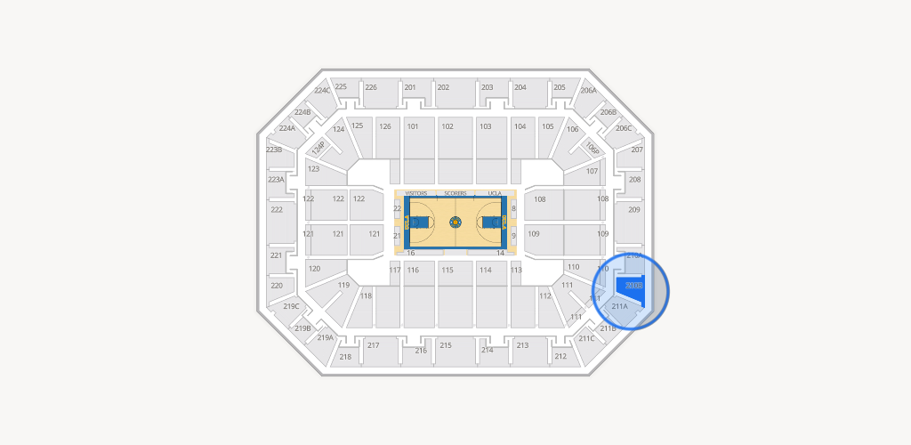 Pauley Pavilion Seating Chart