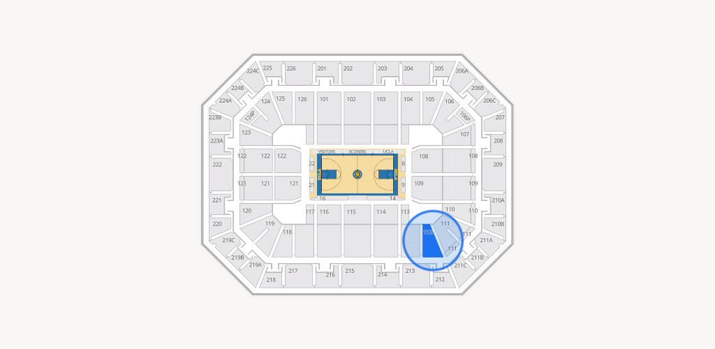 Pauley Pavilion Seating Chart