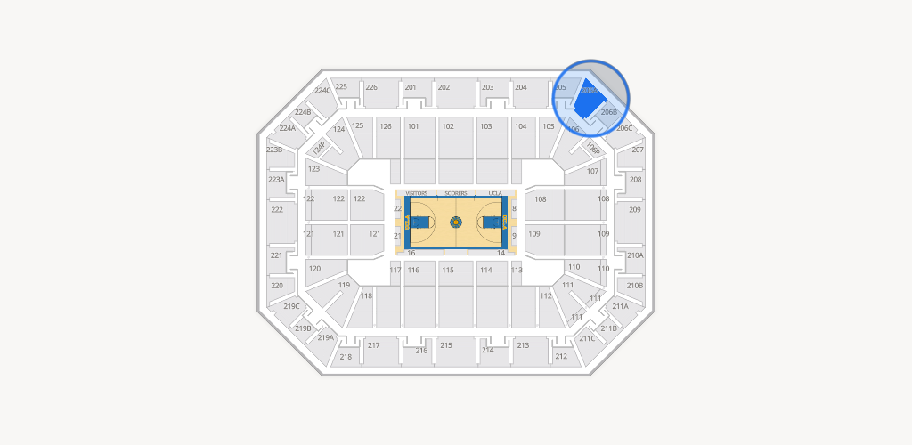 Pauley Pavilion Seating Chart