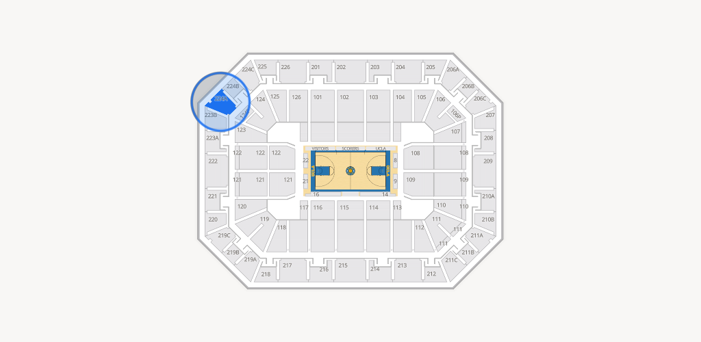 Pauley Pavilion Seating Chart