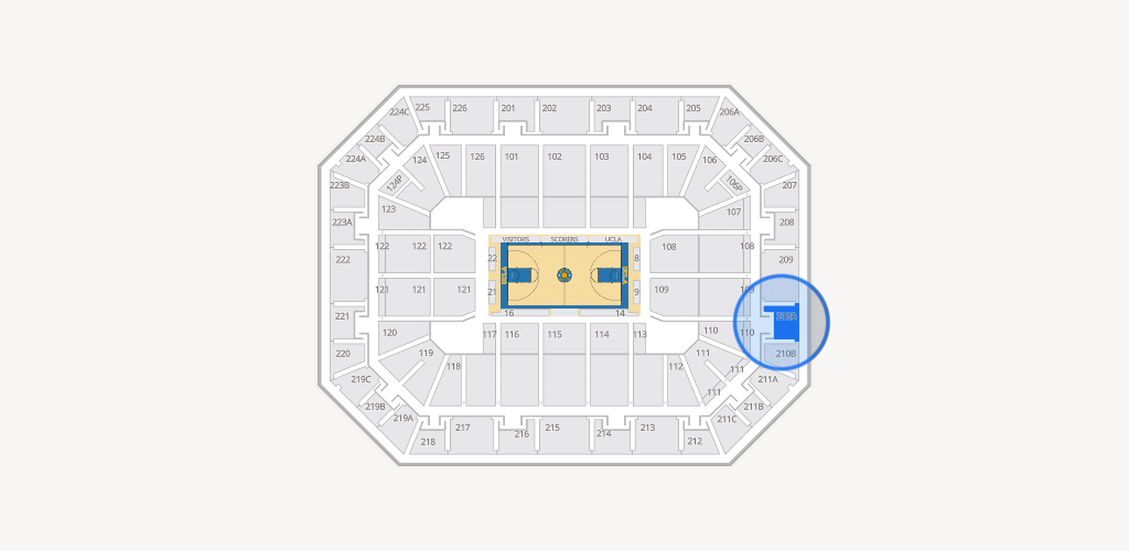 Pauley Pavilion Seating Chart