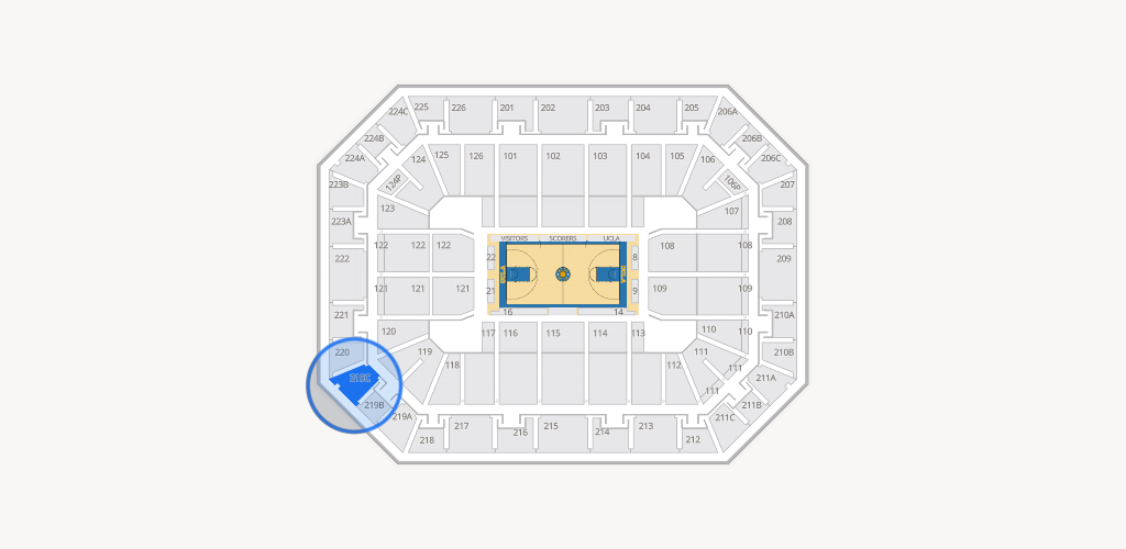 Pauley Pavilion Seating Chart