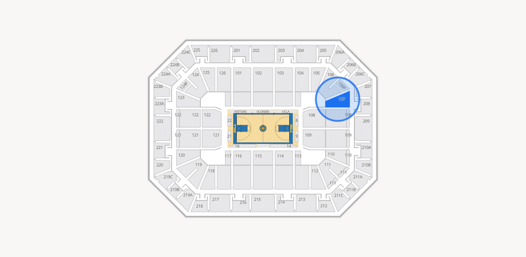 Pauley Pavilion Seating Chart