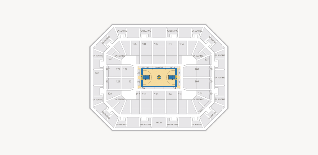 Pauley Pavilion Seating Chart