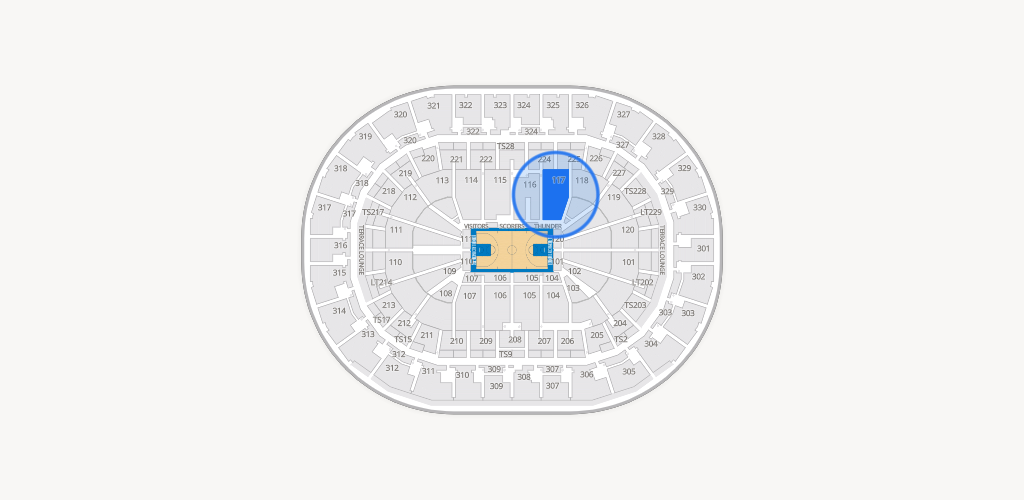 Paycom Center Seating Chart