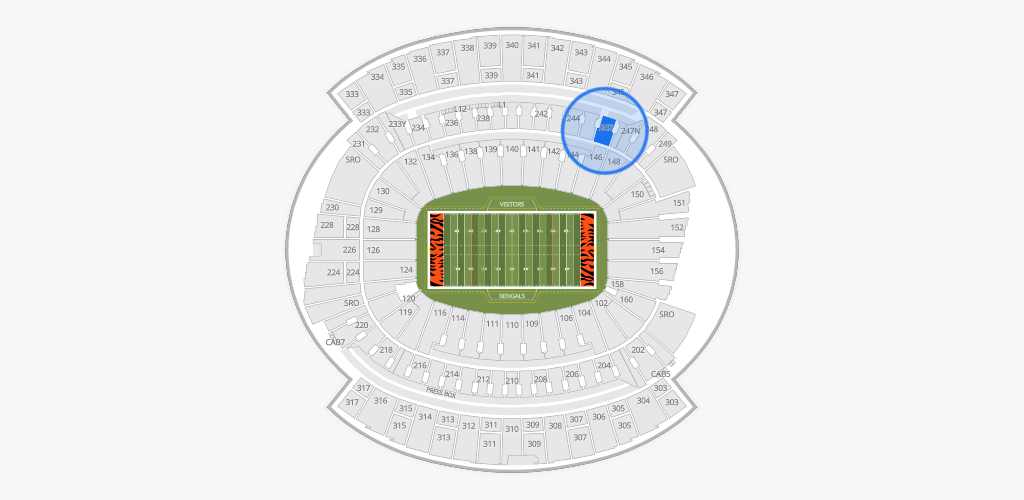 Paycor Stadium Seating Chart