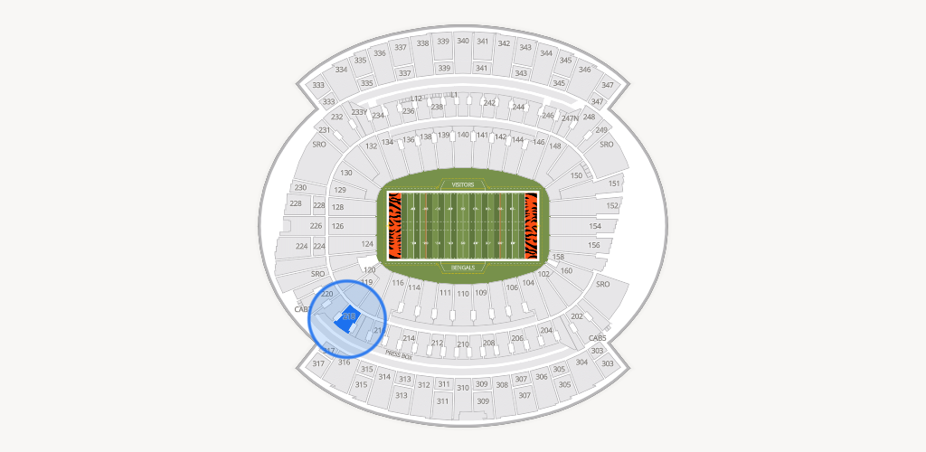 Paycor Stadium Seating Chart