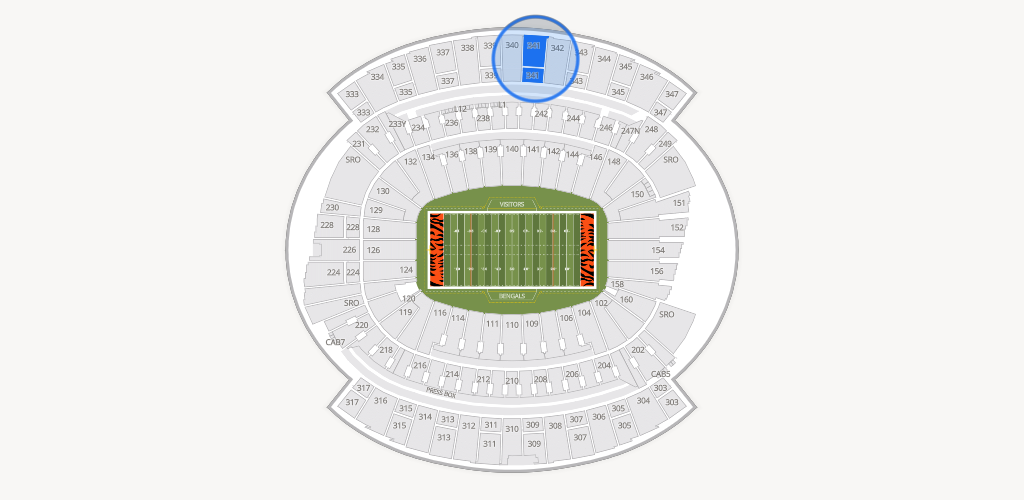Paycor Stadium Seating Chart
