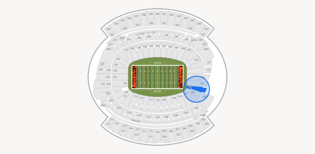 Paycor Stadium Seating Chart