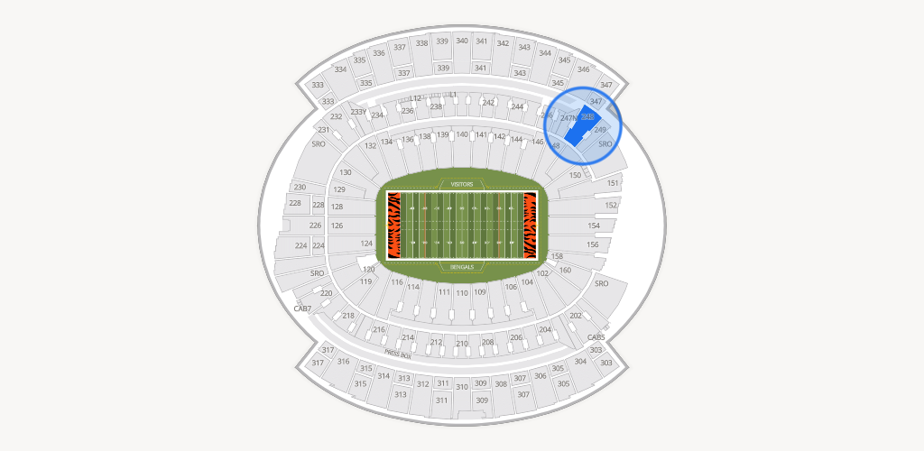 Paycor Stadium Seating Chart