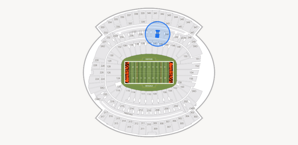 Paycor Stadium Seating Chart