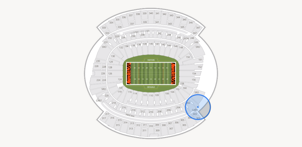 Paycor Stadium Seating Chart