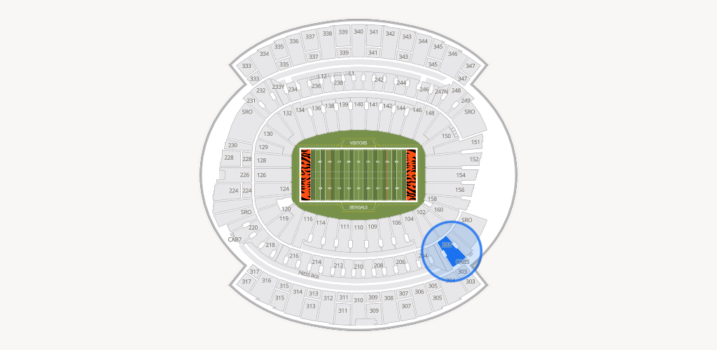 Paycor Stadium Seating Chart