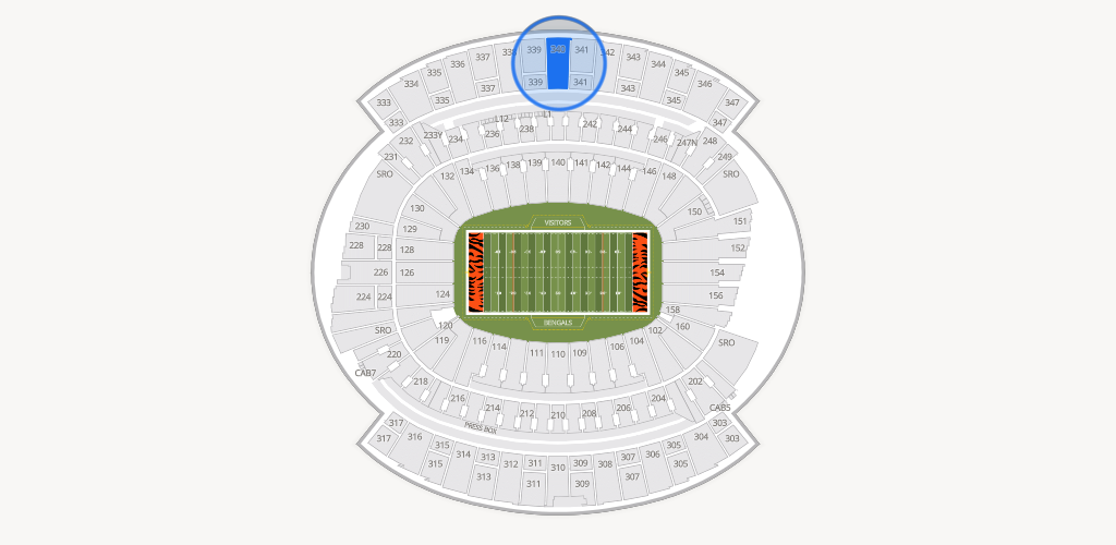 Paycor Stadium Seating Chart