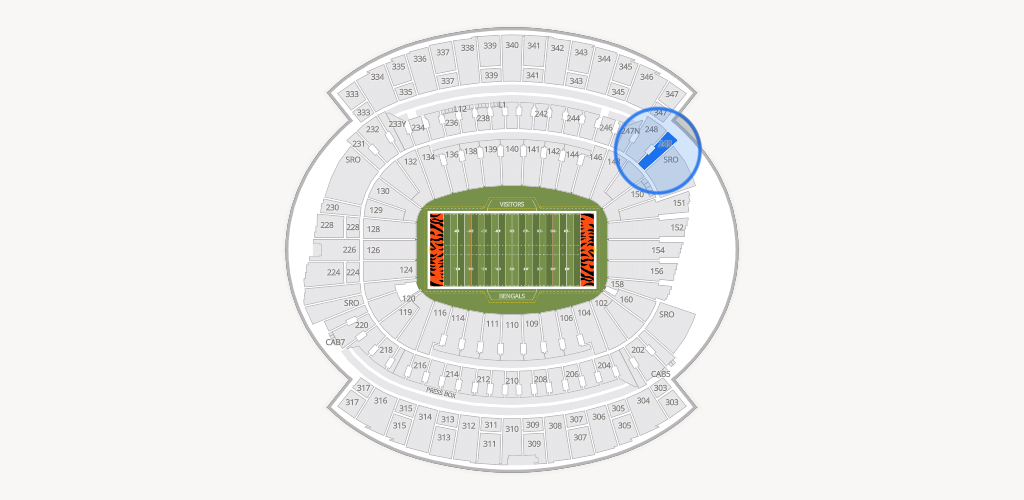 Paycor Stadium Seating Chart