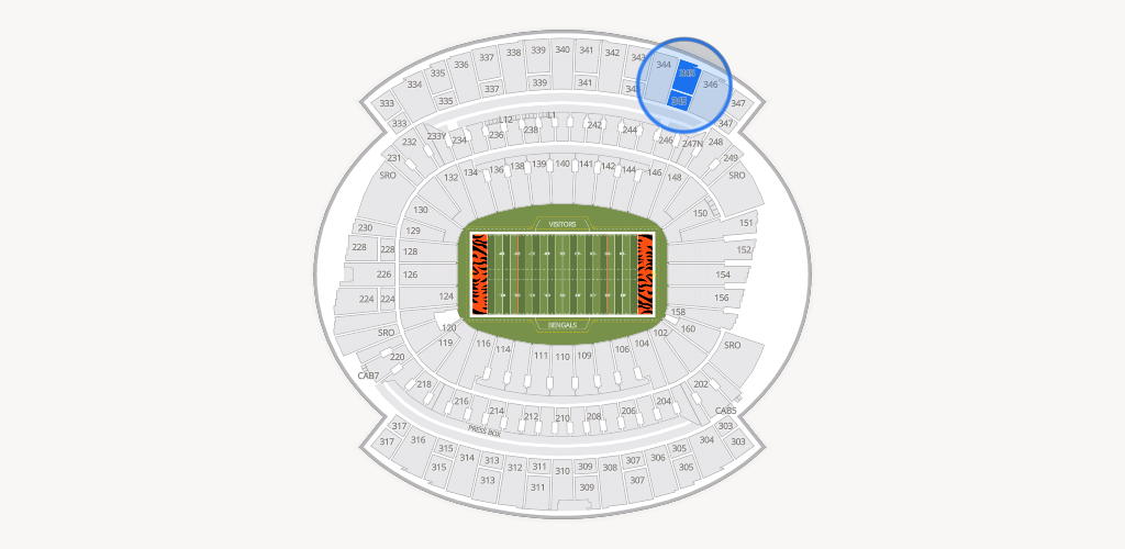 Paycor Stadium Seating Chart