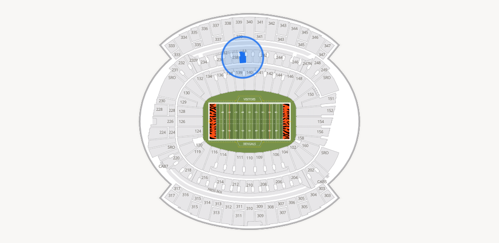 Paycor Stadium Seating Chart