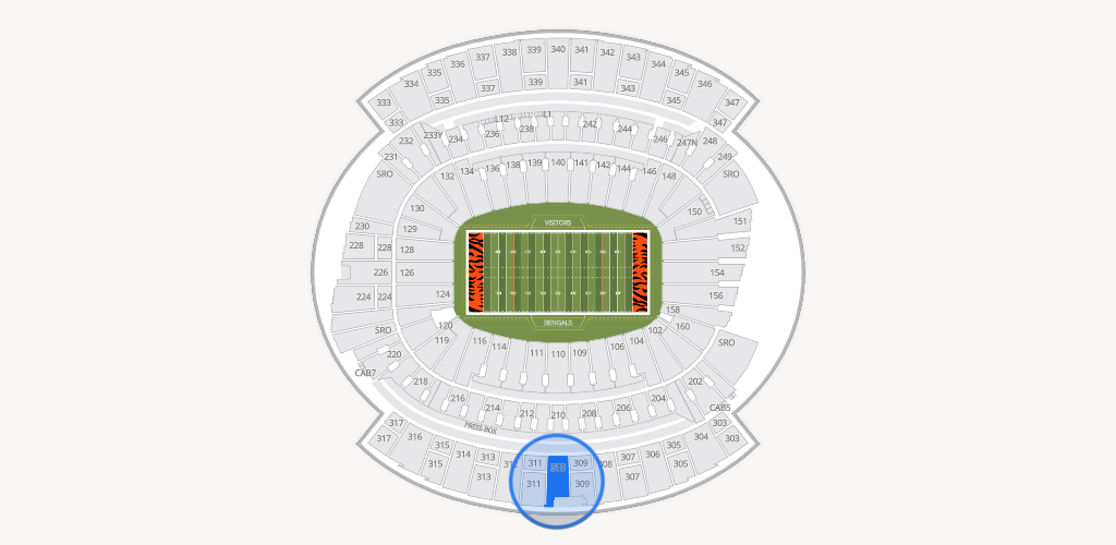 Paycor Stadium Seating Chart
