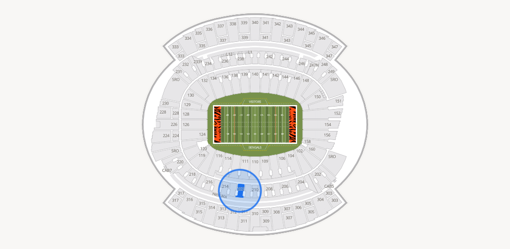Paycor Stadium Seating Chart