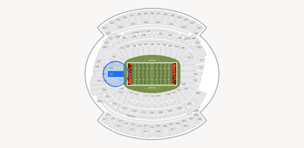 Paycor Stadium Seating Chart