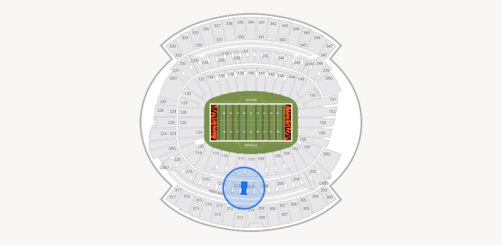 Paycor Stadium Seating Chart