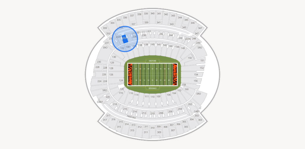Paycor Stadium Seating Chart