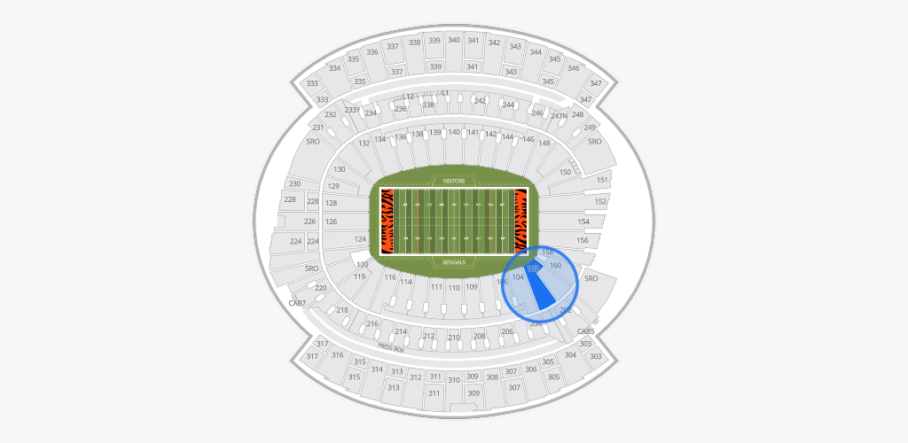 Paycor Stadium Seating Chart